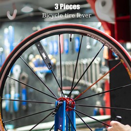 Tyre Lever, Bicycle Coat Lifter, Bicycle Tyre Remover, Tyre Change Tool, Bicycle Repair Kit, Pack of 3 Bicycle Tyre Levers for Changing Tyres for Crossing, Trekking, Road Bike, MTB Tyres