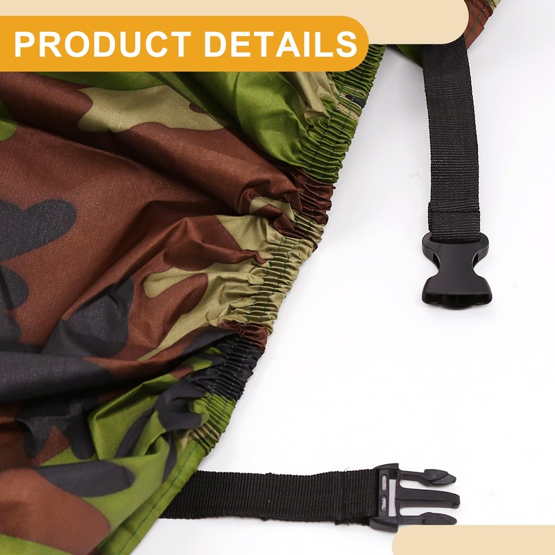 Partuto 1 Pcs XL Universal Motorcycle Cover - 190T Polyester