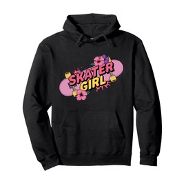 Skateboarding Design For Girls Women Skateboard Skateboarder Pullover Hoodie