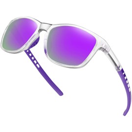 WOWSUN Men's Polarized Sports Sunglasses for Men Driving Running Fishing Cycling