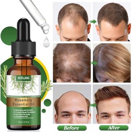 oil Aceite de Romero Aceite Esencial de Romero para el Cabello, Nutre el Cabello Aceite Capilar de Romero para Cejas y Pestañas