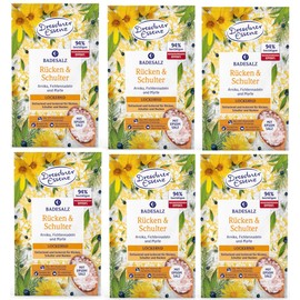 Dresdner Essenz Bath Salts Back & Shoulder 6 x 60 g Pack of 6