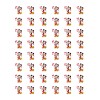 handmade 48 MICKEY MOUSE CHRISTMAS ENVELOPE SEALS LABELS STICKERS 1.2"
