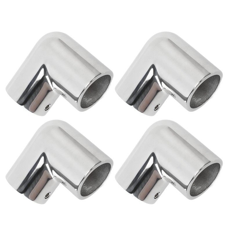 4PCS 2 Way 90 Degree Boat Hand Rail Fitting 25mm