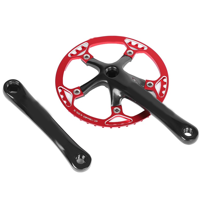Meijun Bike Crankset 170mm Bicycle Chainwheel Chain Ring Set 45T