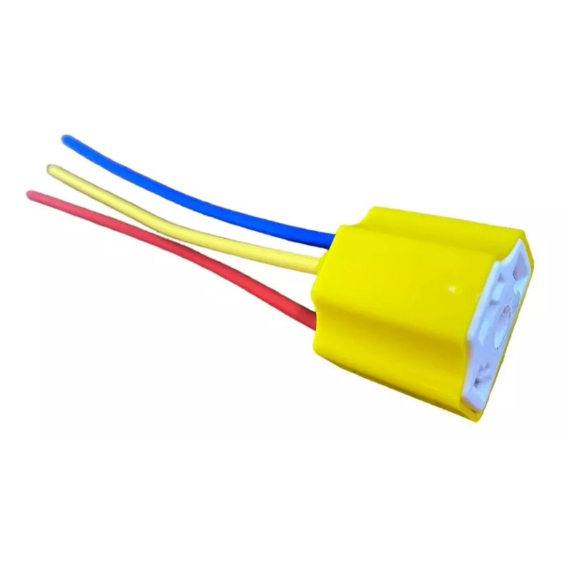 Producto nacional Kit 2 Pzs Conector Soquet Foco H4 Halógeno,