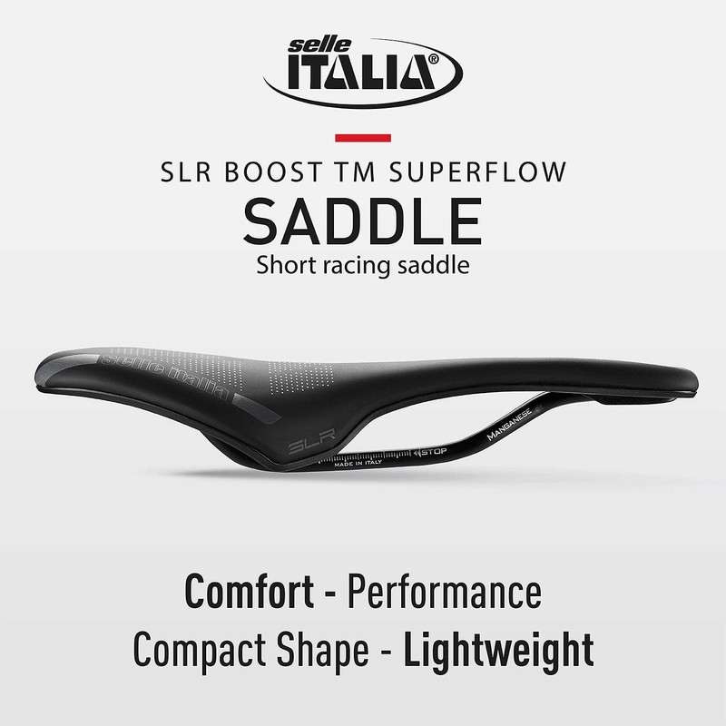 Selle Italia SLR Boost TM Superflow Saddle: Black, S3