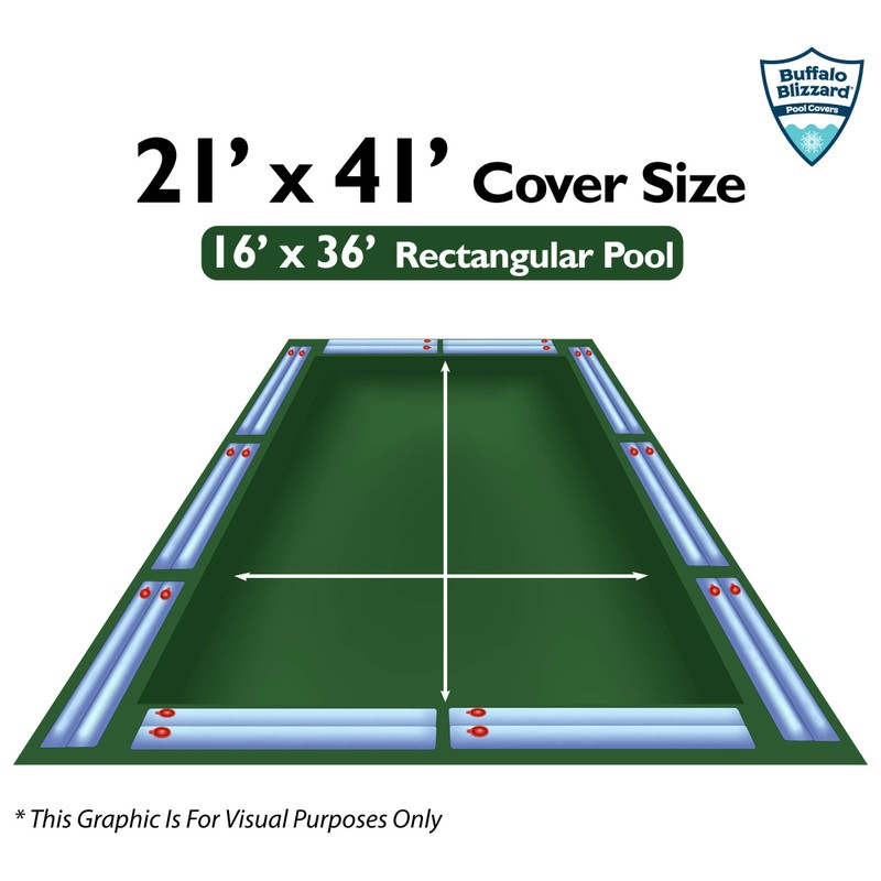 Buffalo Blizzard Supreme Plus Winter Cover with Water Bags Kit