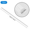 JRSHIRLEYLTD Pack of 12 Acrylic Round Rods, 10 mm x