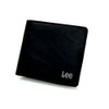 Lee(リー)ボンデットレザー　ベラ付き折財布 (ボタン　化粧箱なし)　520370クロ