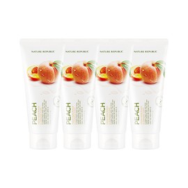 Nature Republic [1+1+1+1] Fresh Herb Peach Foam Cleansing, Single Option PK1321 / 네이처리퍼블릭 [1+1+1+1] 프레시 허브 피치 폼클렌징, 단일옵션 PK1321