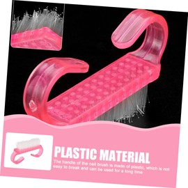 Baluue 12pcs Nail Cleaning Brush Durable Fingernail and Manicure Tools for Dust Removal Portable for Home and Travel Use