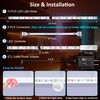 LAFULIT 10 PCS RGB Under Cabinet Lights Kit, App and