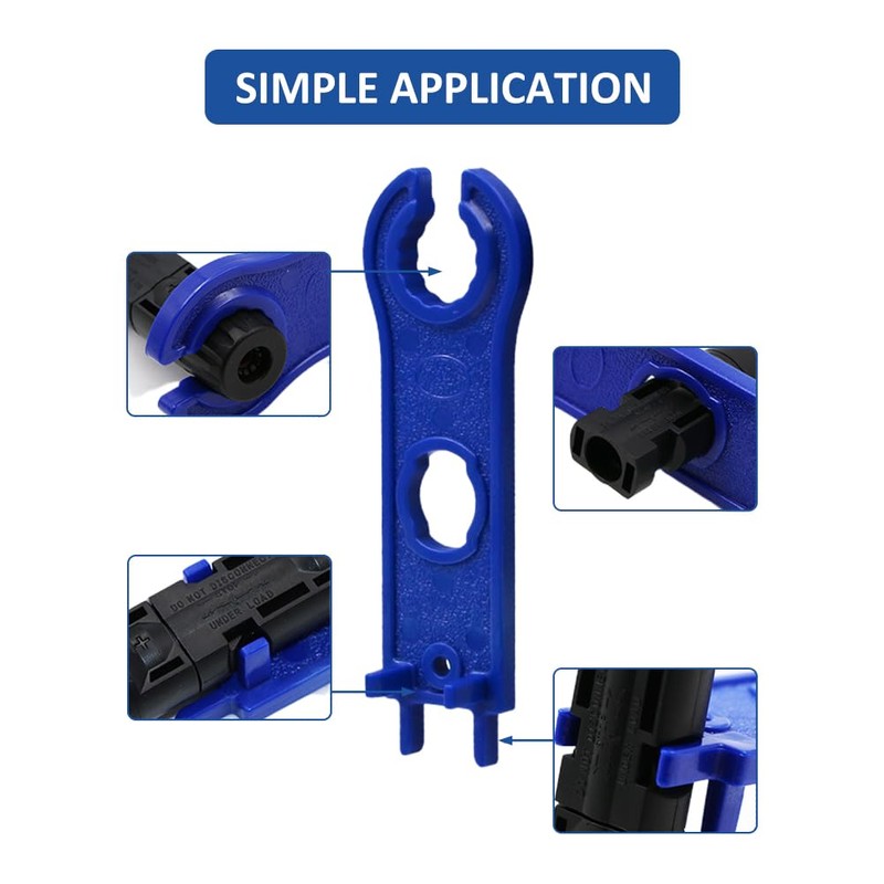 MC4 Spanners,2PCS Solar Spanner Set,MC4 Keys,MC4 Tool,Solar Connector Disconnect Tool,Solar
