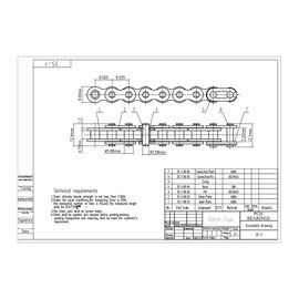 PGN #35 Roller Chain - 10 Feet + 2 Free Connecting Links - Carbon Steel Chains for Bycicles, Mini Bikes, Motorcycles, Go-Karts, Home and Industrial Machinery - 319 Links
