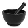 Cast Iron Mortar & Pestle Set 3.5 Inch, Herb Grinder,
