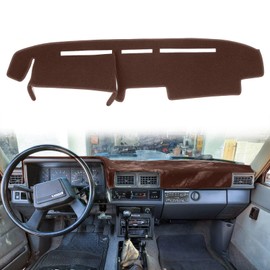 HanLanKa Dashboard Cover Dash Cover Mat Pad Custom Fit for Toyota 4Runner Pickup Truck 1984 1985 1986 1987 1988 (Brown)