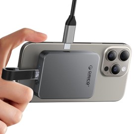 ORICO 1TB Magnetic SSD, PD100W Charging, 4K ProRes HDR, 1000MB/s USB 3.2, Portable External Drive for iPhone 16/15, Laptops, Tablets - Aluminum Alloy, Drop Resistant - K10