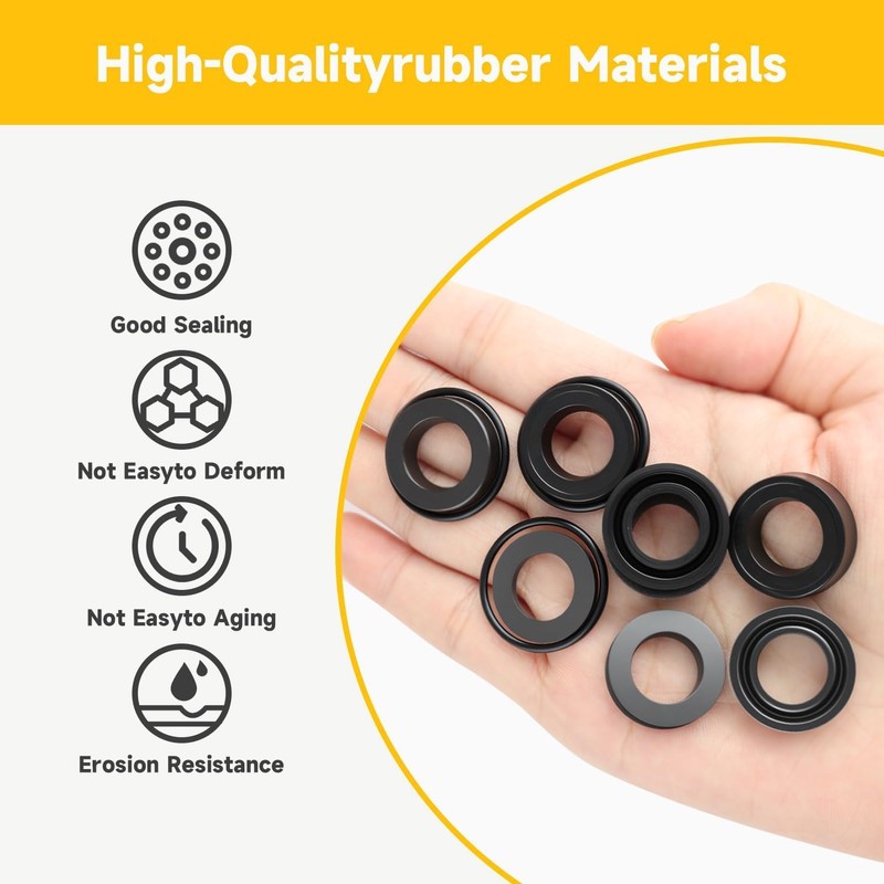 AIYOYOLIFE Pressure Washer Pump Seal 16pcs Low and High O