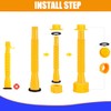 6 Kits 49pcs Can Spout Replacement Kit,Can Nozzle Replacement Kit