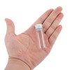 Cadbibe 15ml Glass Vials with Screw Caps and Plastic Stoppers,