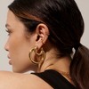 14k Gold Plated Hoop Earrings for Women Trendy Waterproof Sweatproof
