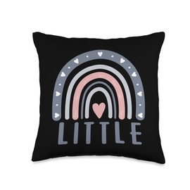Little Pledge Rush Alumnae Family Reveal Party Fun Big Little Sorority Week Reveal College Sister Recruitment Throw Pillow, 16x16, Multicolor