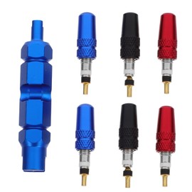 FELTECHELECTR Valve Core Set Bike Valve Caps Removal Tool Iron Stainless Easy to Use