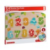 Hape Number Peg Puzzle Game, Multicolor, 5'' x 2''