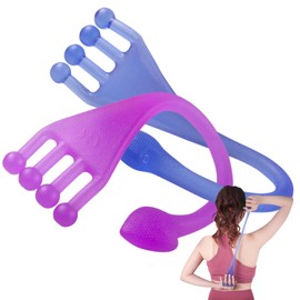 ozgram Training Tube (Blue/Purple) Stretch Tube, Foot Training, Leg Tube, Exercise, Foot, Toes, Soles, Set of 2