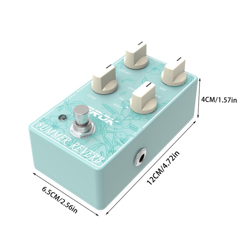 EROK SUMMER REVERB Guitar Reverb Pedal - 4 Classic Modes