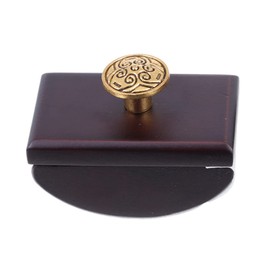 COHEALI Fountain Pen Ink Wooden Rocker Blotter Wood Rocker Blotter Desk Ink Blotter Wooden Ink Blotter Vintage Style Writing Accessories Pre- Cut Blotter Paper Portable Desk Table