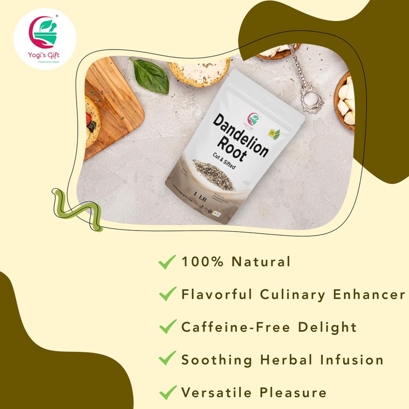 Dandelion Root 1 LB | Cut and Sifted Loose Root