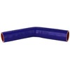 HPS HTSER45-138-150-BLUE Silicone High Temperature 4-ply Reinforced 45 degree Elbow