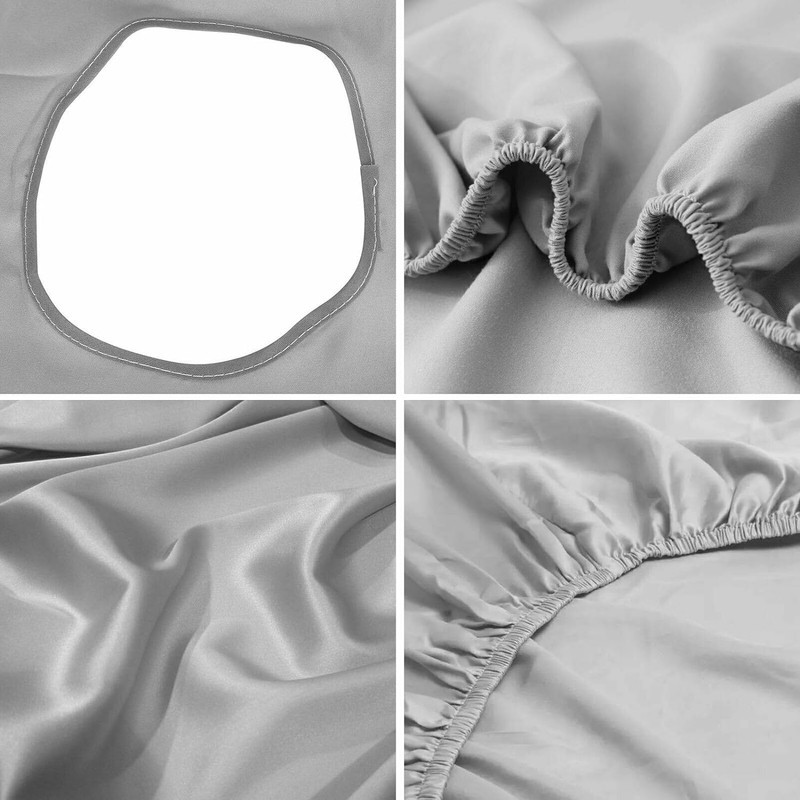 Massage Table Sheet, 27.56x74.8" Massage Bed Cover with Face Hole,Elastic