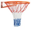 PRISP Nylon Tricolour Basketball Net - Weather Resistant All Courts