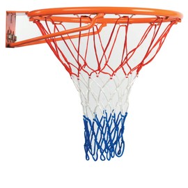 PRISP Nylon Tricolour Basketball Net - Weather Resistant All Courts Net