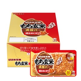 Glutinous Brown Rice Ball Bar with Grilled Rice Ball Flavor, Set of 10, Bonus