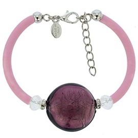 GlassOfVenice Murano Glass Venice Diva Bracelet - Purple