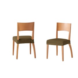 Martina Home Tunisia - chair cover, fabric, seat chair cover, leather, 24 x 30 x 6 cm, 2 units