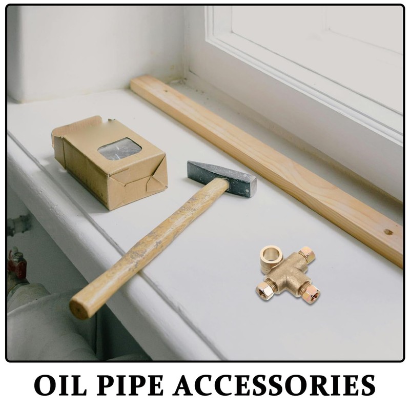OUNONA High Quality Brass M10 Thread Cable Connector for Oil