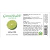 GreenHealth Lime - 4 fl oz (118 ml) Glass Bottle