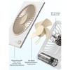 Pomya Mini Desktop Fan, Desk Fan Strong Wind 4 Speeds