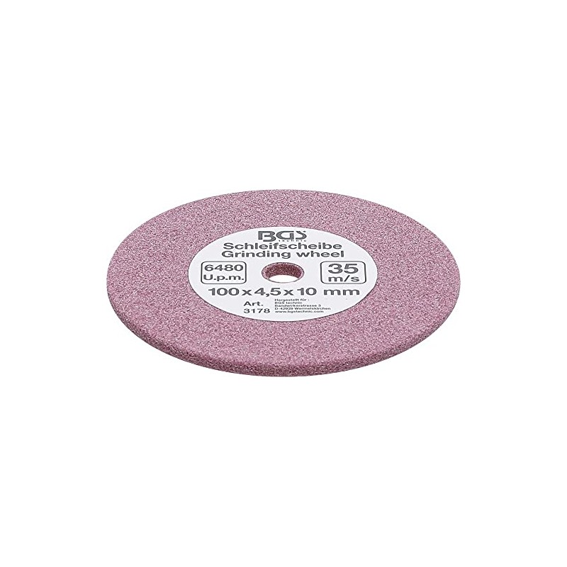 BGS Sanding Disc and 0,404100x 4.5x 10mm (10mm (3/8), 3178