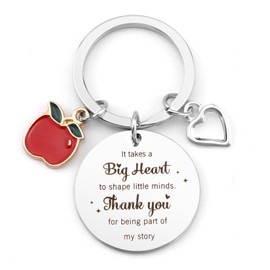 coTaSiEY Teacher Gifts, Teacher Keyring, Thank You Teacher Gifts, Gift for Teacher End Of The Year, Teacher Leaving Gifts, Teacher Presents, Teacher Assistant Gifts, Teacher Christmas Gifts