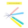 ZLKSKER (Pack of 4) Leather Stitching Sewing Awl with Plastic