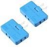 ETwinCoo Flat Wall Plug Adapter AC Outlet Extender, 2-Prong Swivel