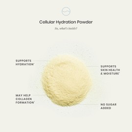 Perelel Hydration Powder, Electrolyte Supplement with Collagen & Hyaluronic Acid, Mango Lemonade Flavor, Soy & Gluten Free, Non GMO, No Added Sugar, 28 Servings