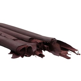 Tooling Leather Hides, Whole Nappa Antique Soft Lambskin Leather for Arts and Crafts - No Holes & Cuts | Quality Rawhide Leather 5-6 Sq ft (Pack of 6) - Soft Burnt Wine