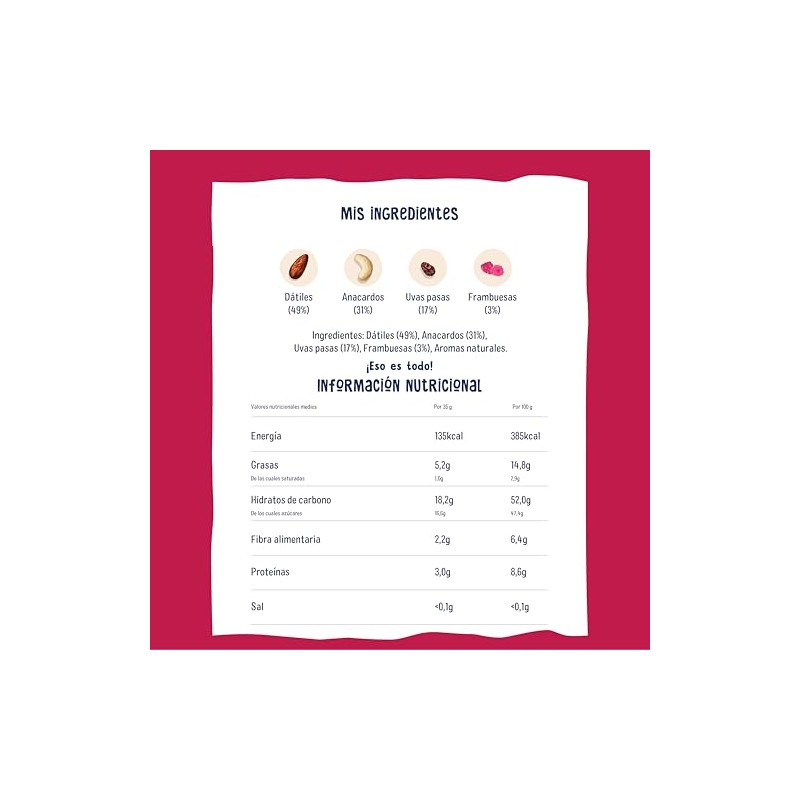 Nakd Pack Multisabores Barritas Raw 16 x 35g